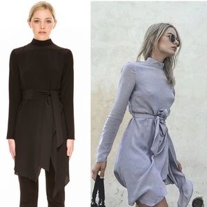 BLACK 100% SILK Keepsake tunic dress NWOT